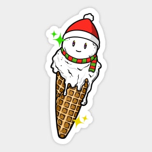 Snow ice Sticker